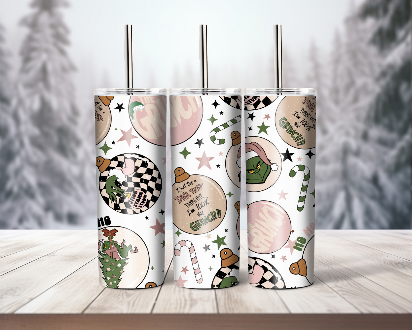 Grinch DNA Test 100% That Grinch 20oz Tumbler