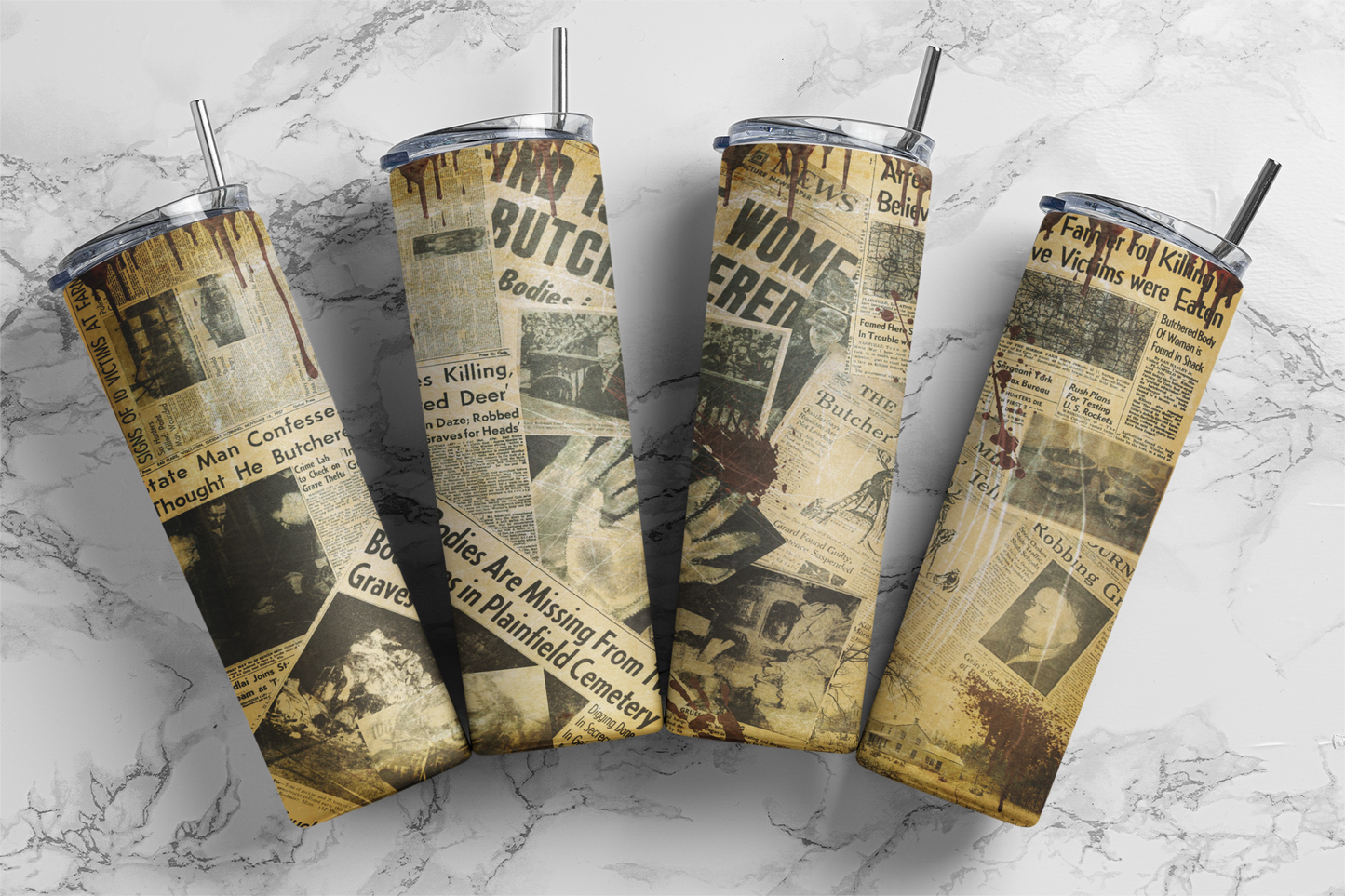 Ed Gein Inspired Ghoul Of Plainfield 20oz Tumbler