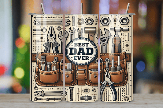 The Best Dad Ever Handyman Tumbler