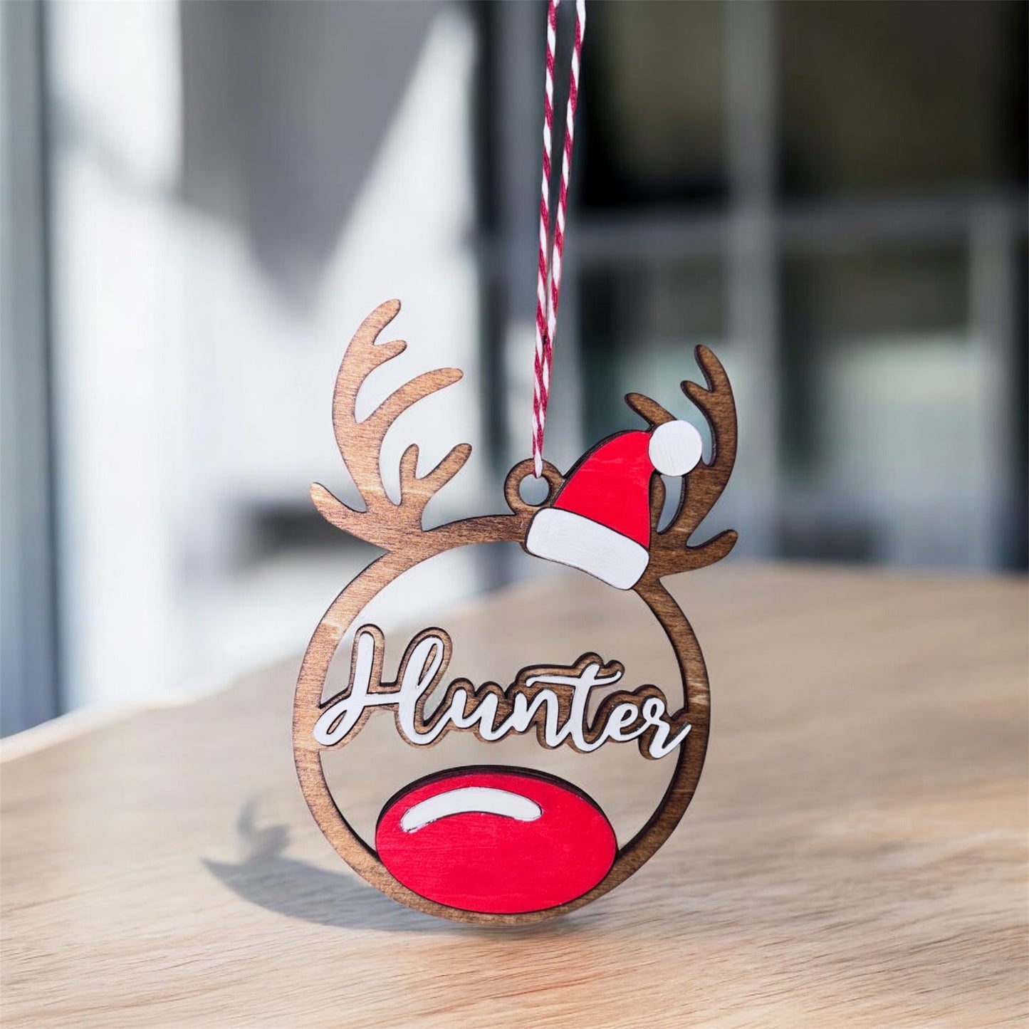 Red Nose Reindeer Ornament