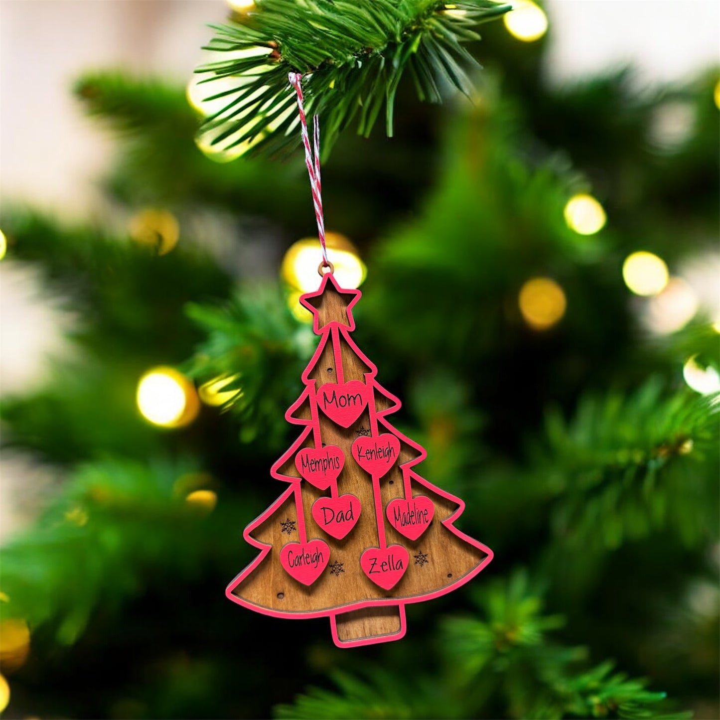 Christmas Tree Family Ornament