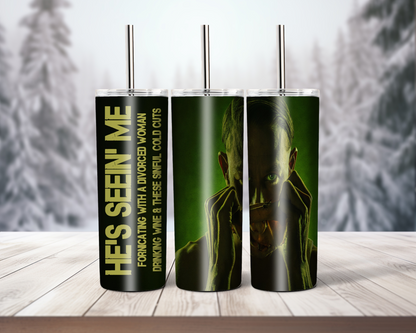 Sinful Coldcuts Ed Gein Netflix Monsters Inspired Ghoul Of Plainfield 20oz Tumbler