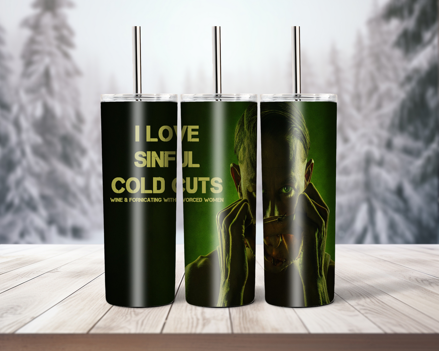 Sinful Coldcuts Ed Gein Netflix Monsters Inspired Ghoul Of Plainfield 20oz Tumbler