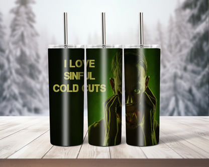 Sinful Coldcuts Ed Gein Netflix Monsters Inspired Ghoul Of Plainfield 20oz Tumbler